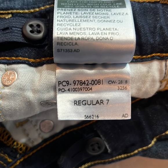 Signature by Levi Strauss & Co. cropped skinny jeans for girls - Picture 5 of 7